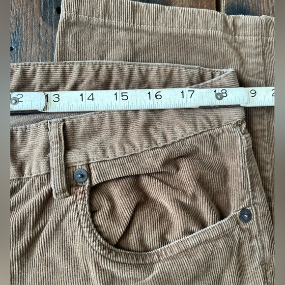Faherty Men's Brown Corduroy Pants - Picture 3 of 4